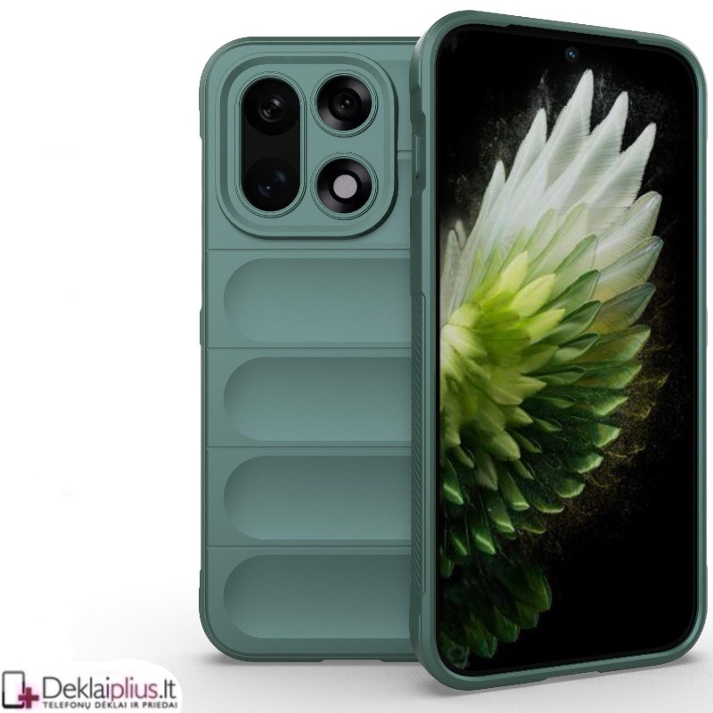 Magic Shield guminis dėklas - žalias (Oneplus 15) Magic Shield guminis dėklas - žalias (Oneplus 15)